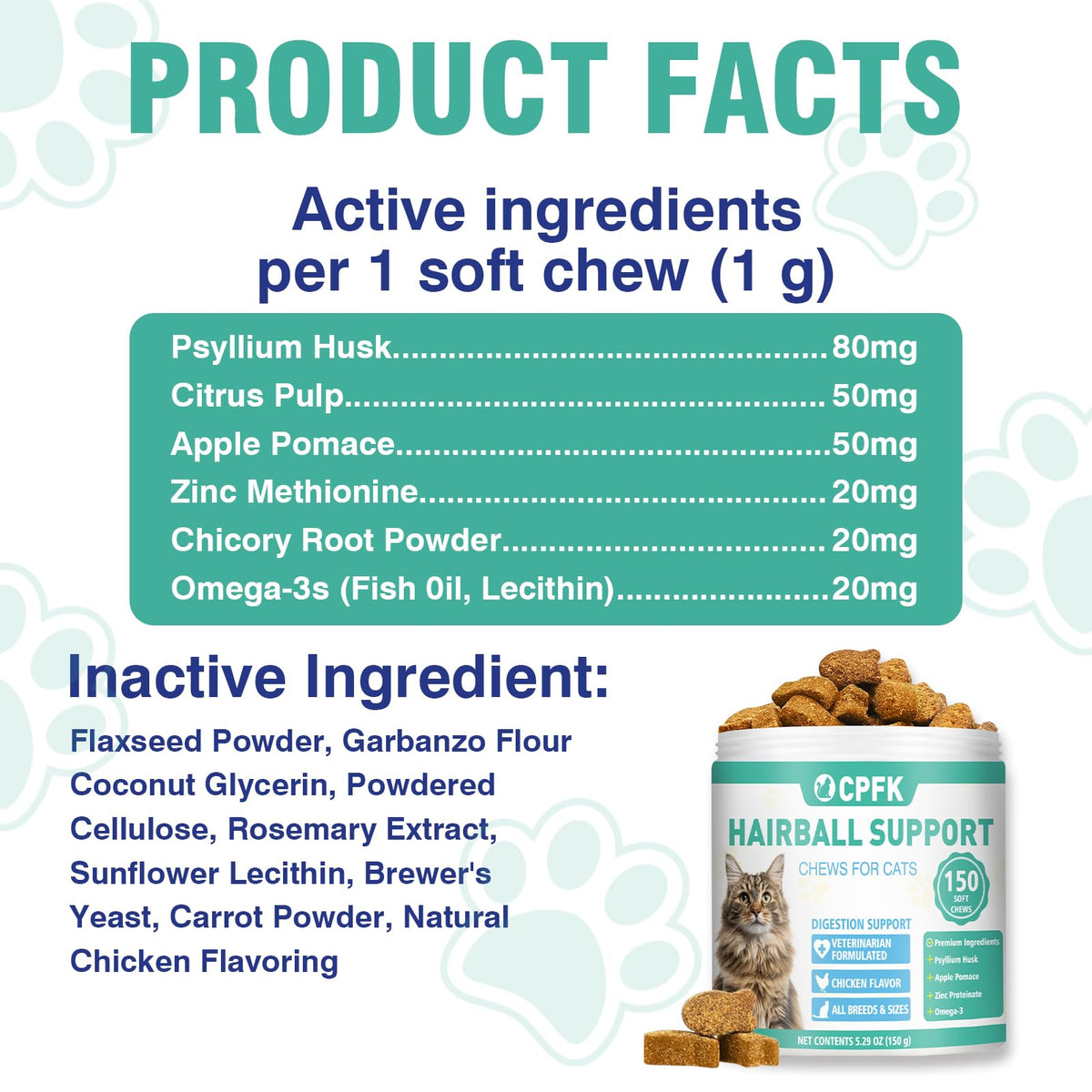 Hairball Treatment for Cats L301