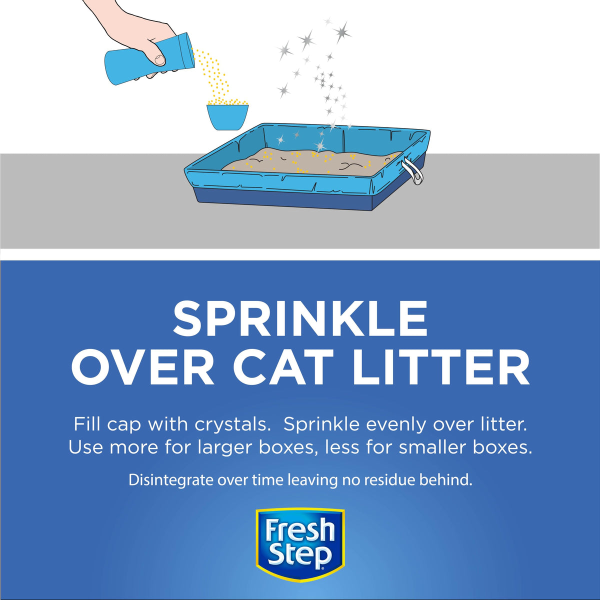 Cat Litter Crystals Deodorizer 15 Oz J875