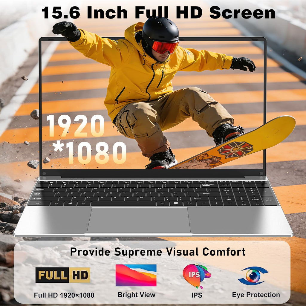 15.6" Laptop Computer Core I5 16GB RAM 512GB SSD B6916