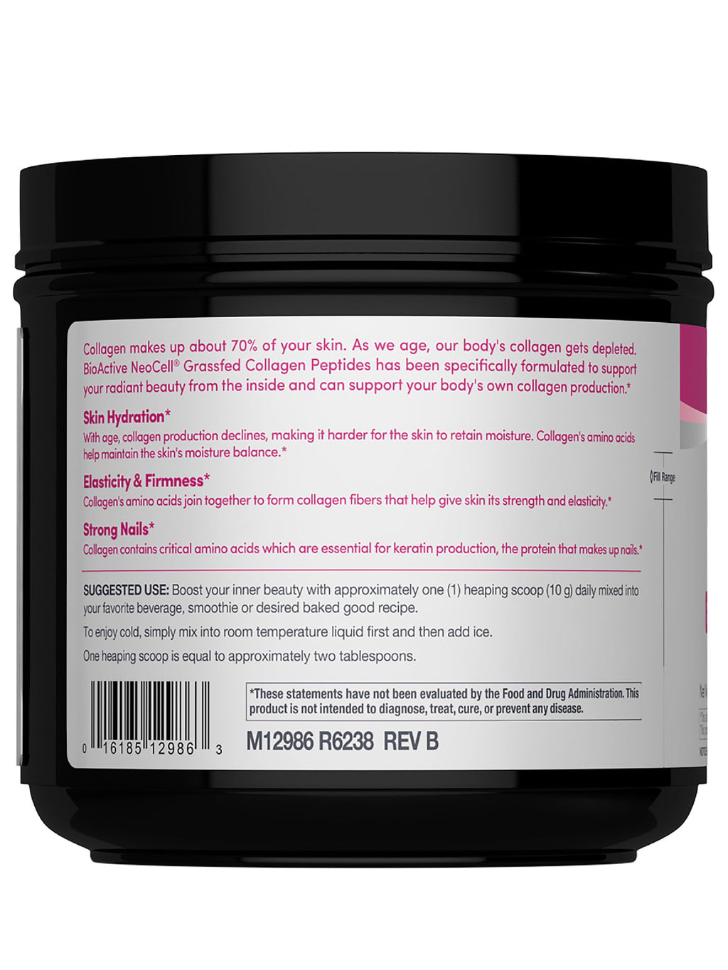 Grassfed Collagen Peptides Powder 14 oz Unflavored H331672