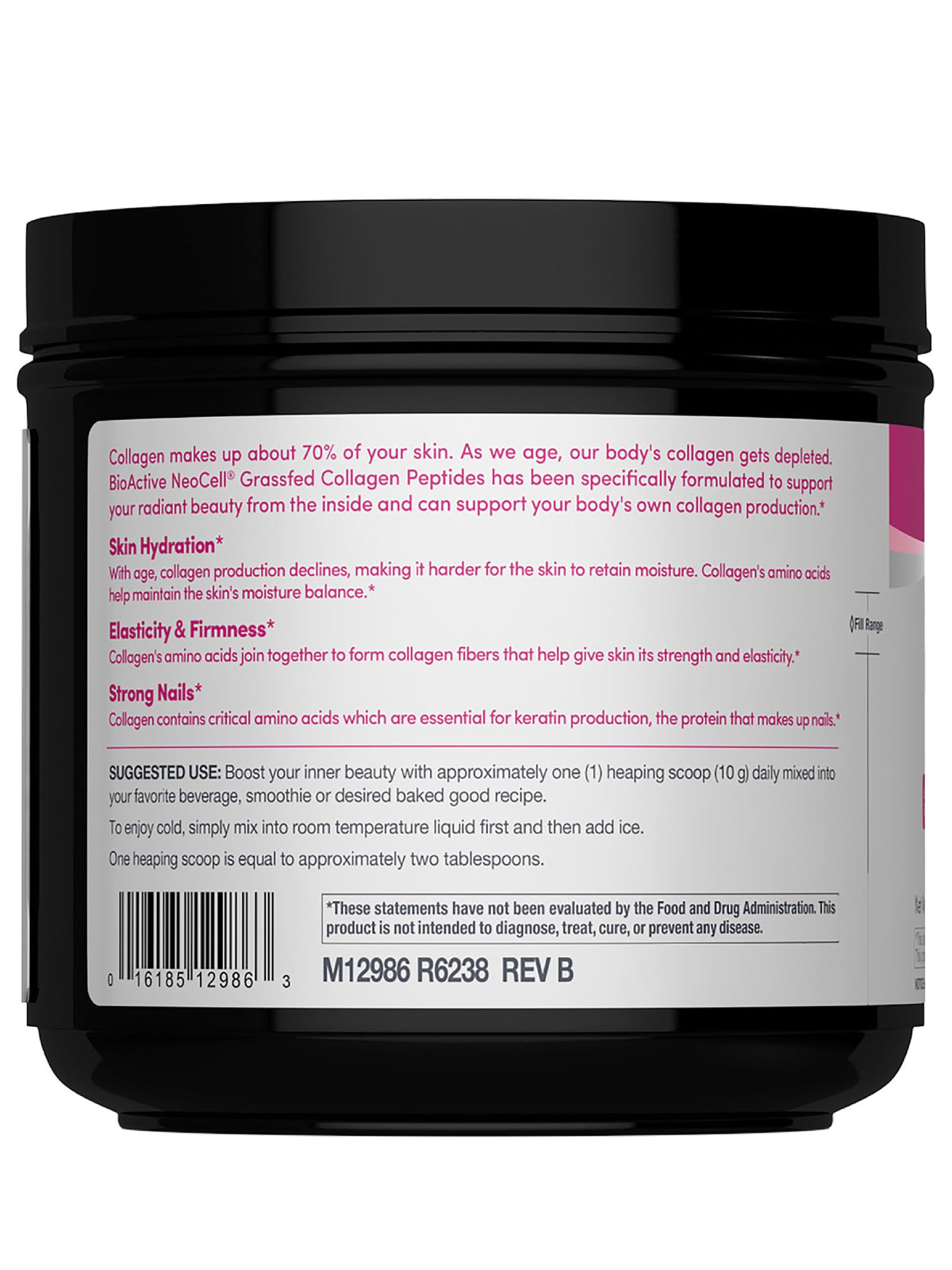 Grassfed Collagen Peptides Powder 14 oz Unflavored H331672