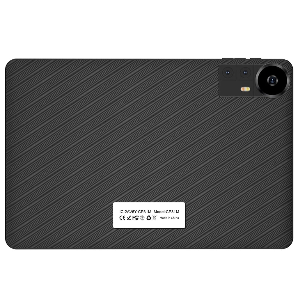 Android 16 Tablet 10 Inch 20GB RAM 128GB ROM Black N4710