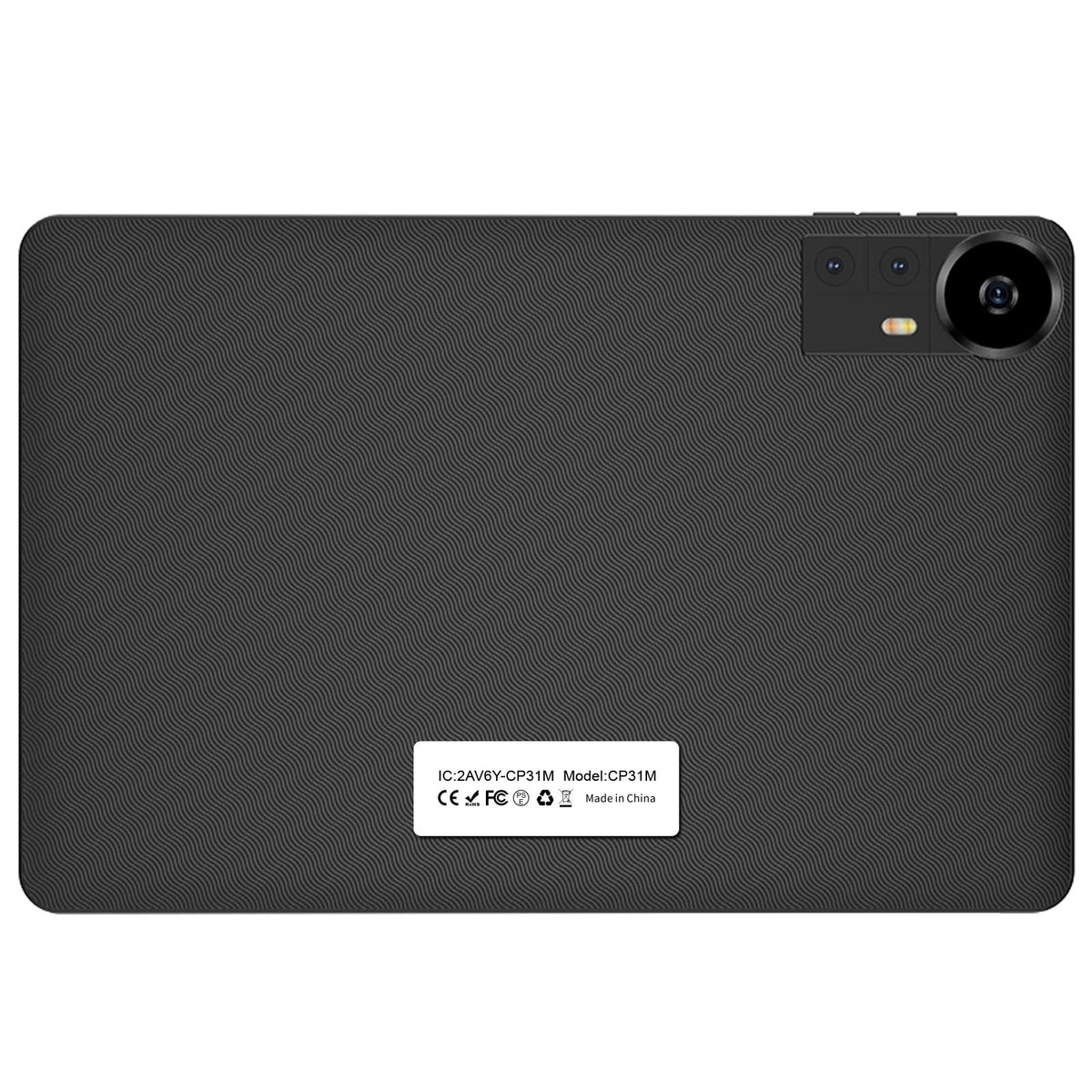 Android 16 Tablet 10 Inch 20GB RAM 128GB ROM Black N4710