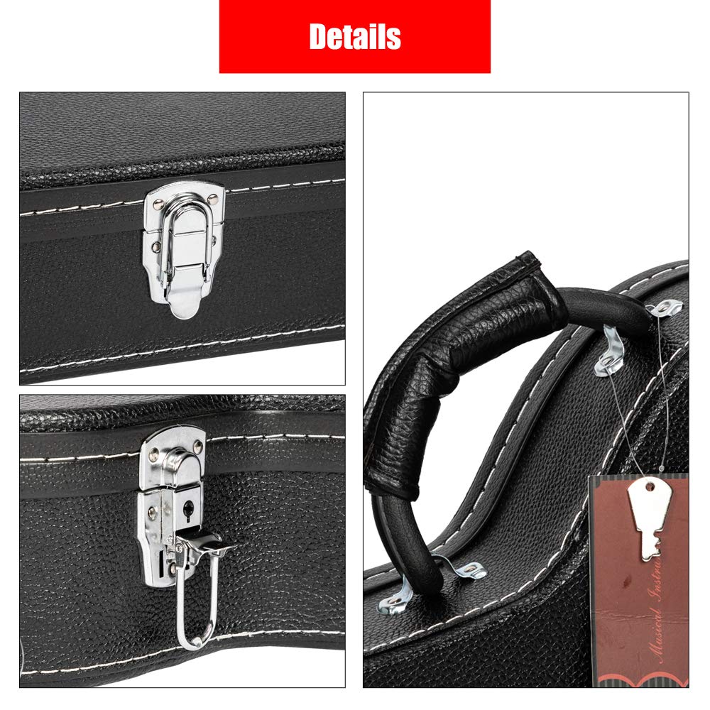 42-Inch Hard Electric Guitar Case with Lock Latch I583085