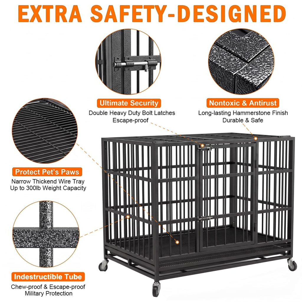 48" Heavy Duty Dog Crate V8771