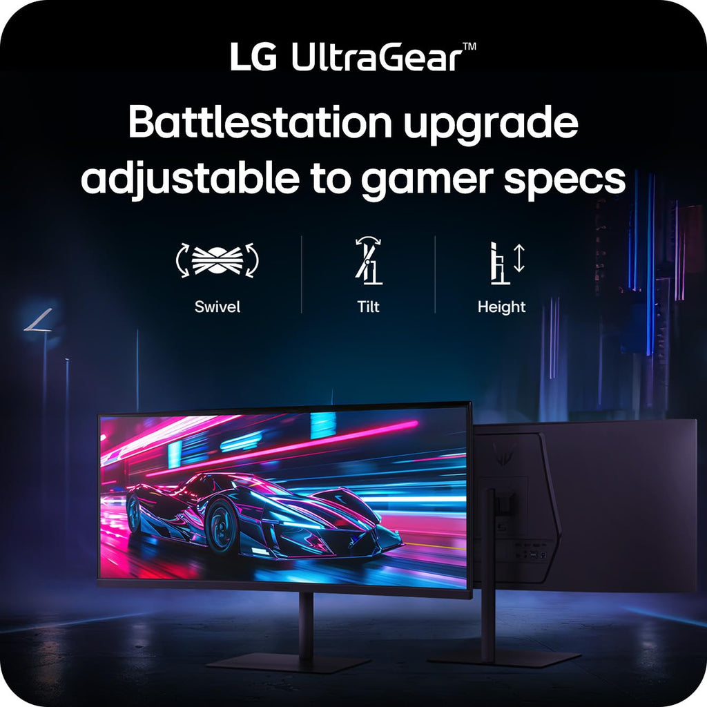 34-Inch Curved Gaming Monitor, 240Hz, 1ms, WQHD, Black W3144