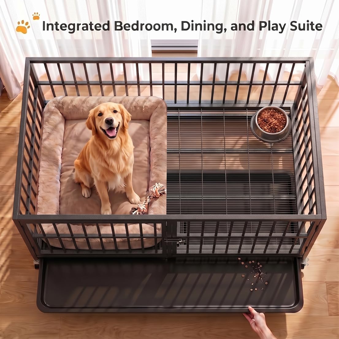 48" Heavy Duty Dog Crate V8771