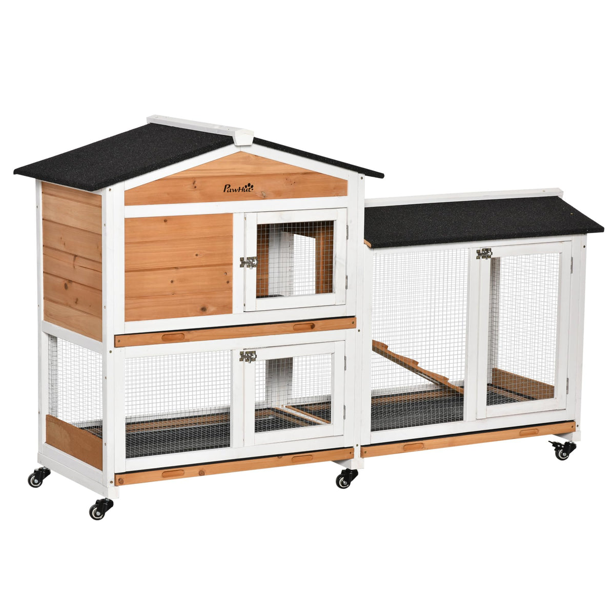 62" Rabbit Hutch with Wheels R157141