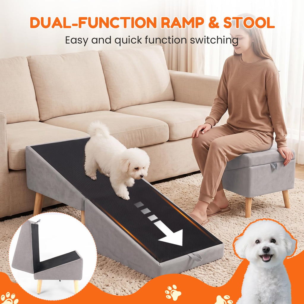 Foldable Dog Ramp Gray S2364