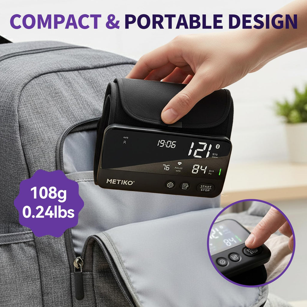 Wireless Upper Arm Blood Pressure Monitor W8624