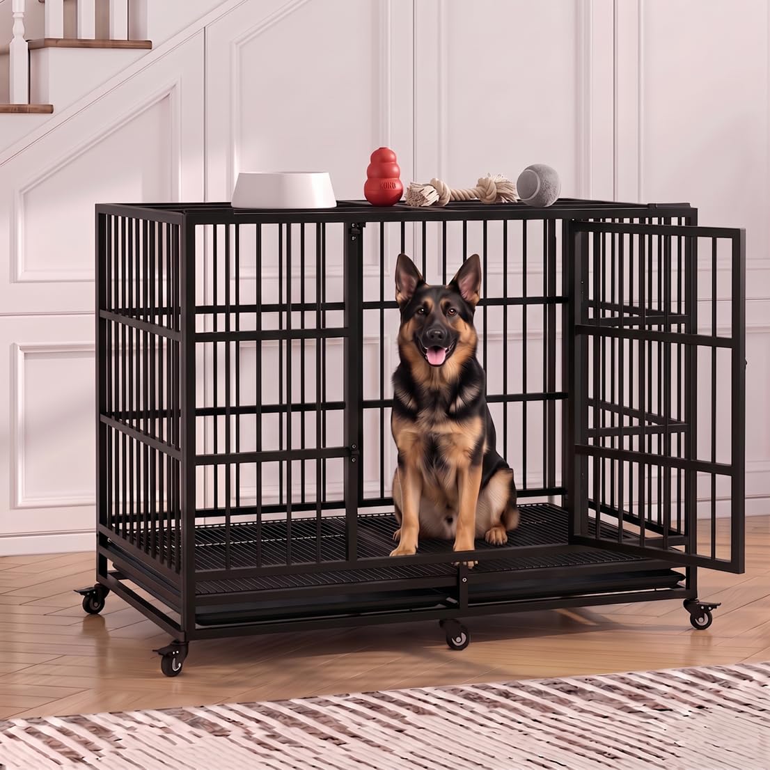 48" Heavy Duty Dog Crate V8771