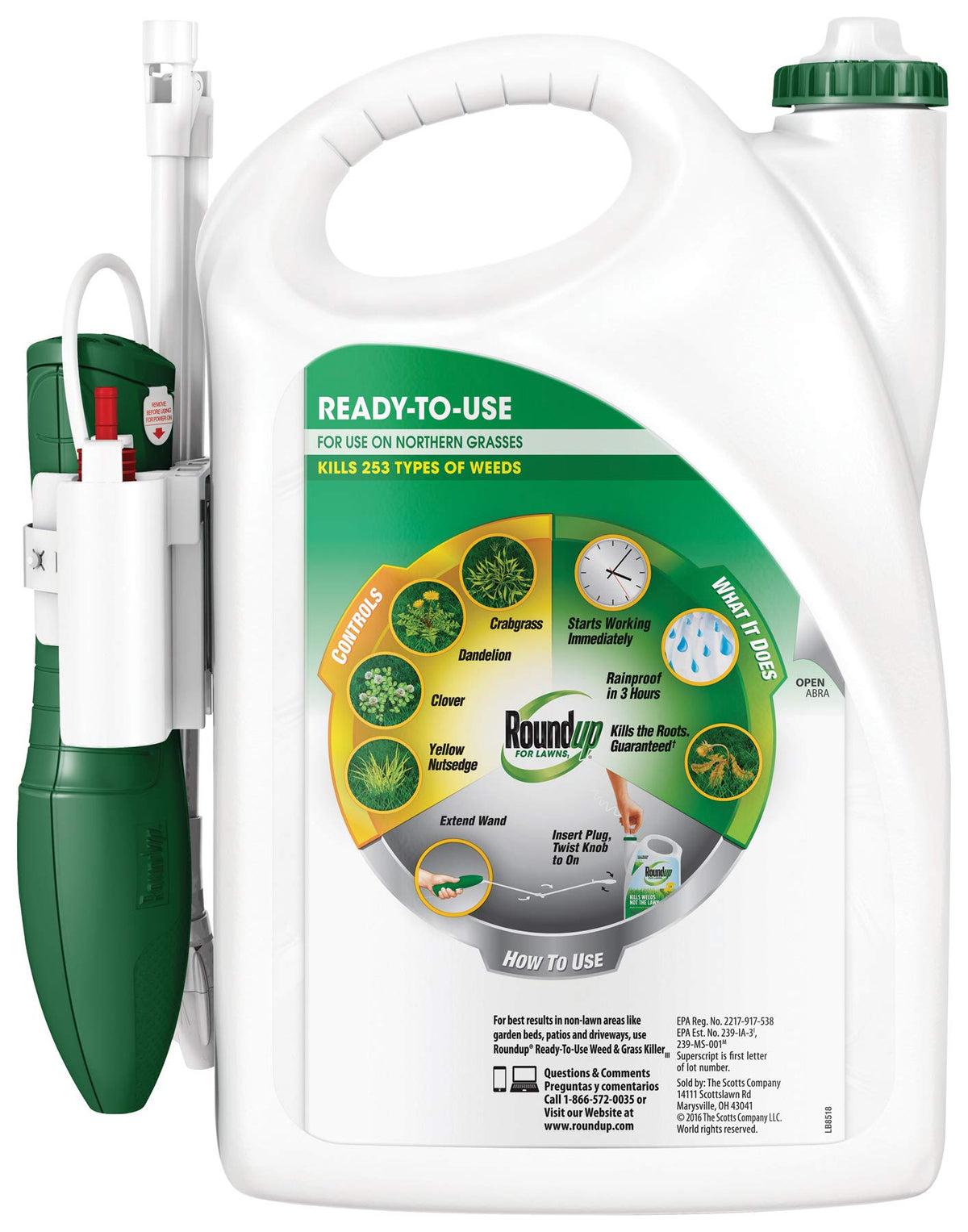 All-in-One Weed Killer for Lawns 1.33 gal O756945