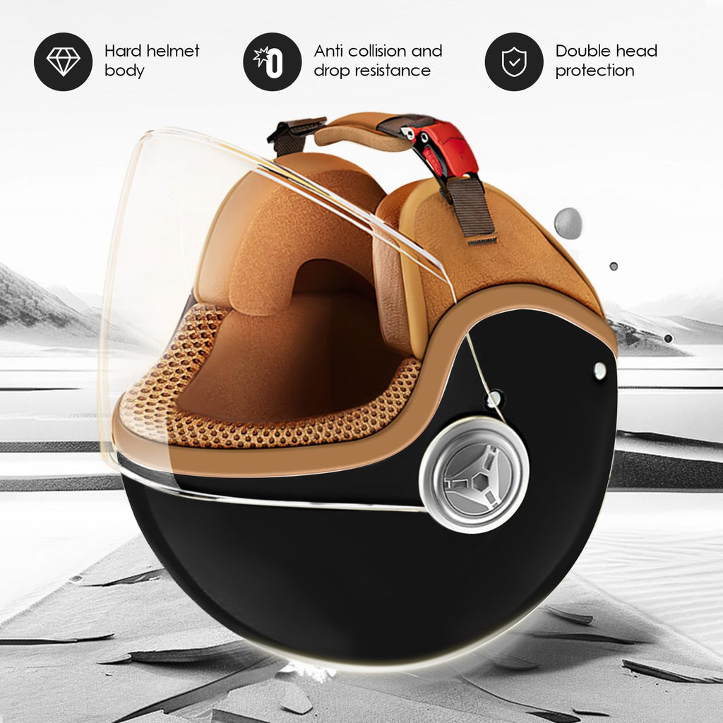 Kids 3/4 Open Face Motorcycle Helmet A119