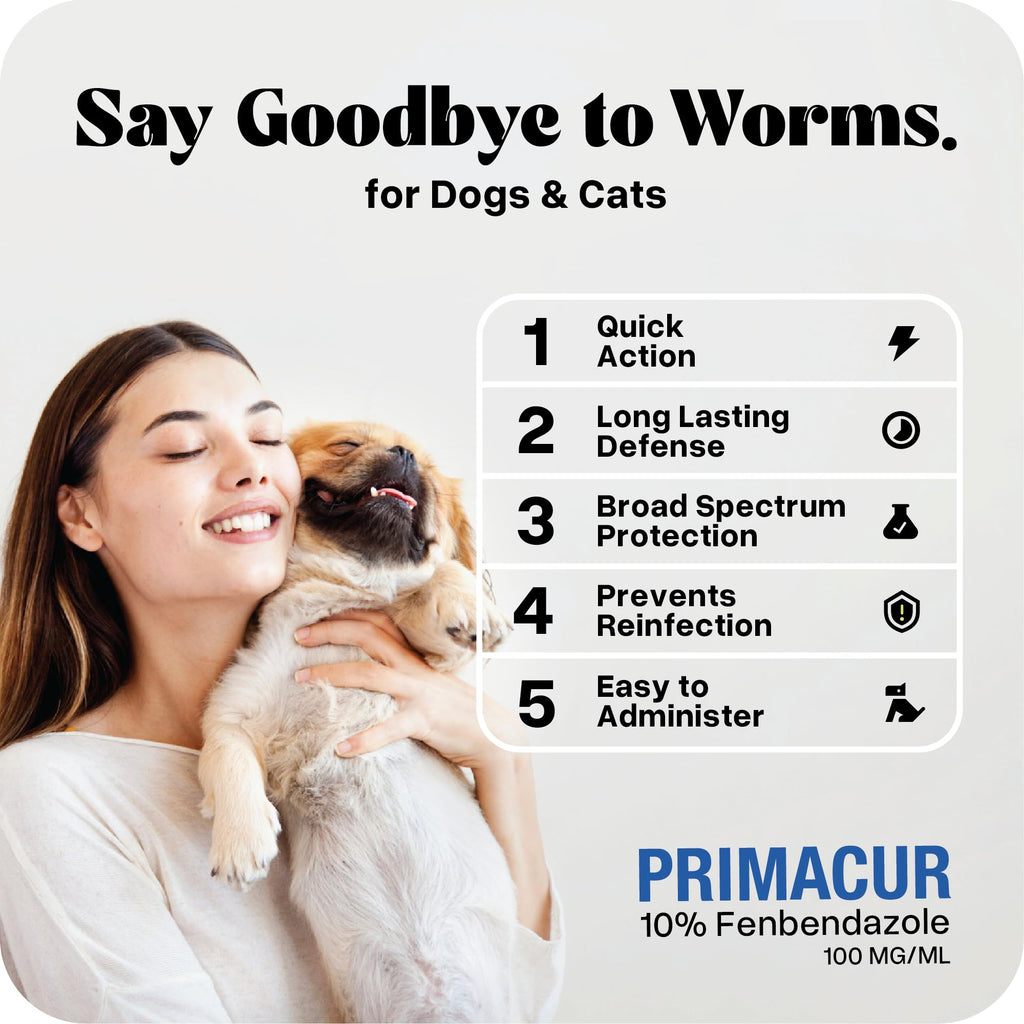 Broad-Spectrum Oral Suspension 10% for Dogs and Cats 120ML/4.1oz Bacon Flavor K7167