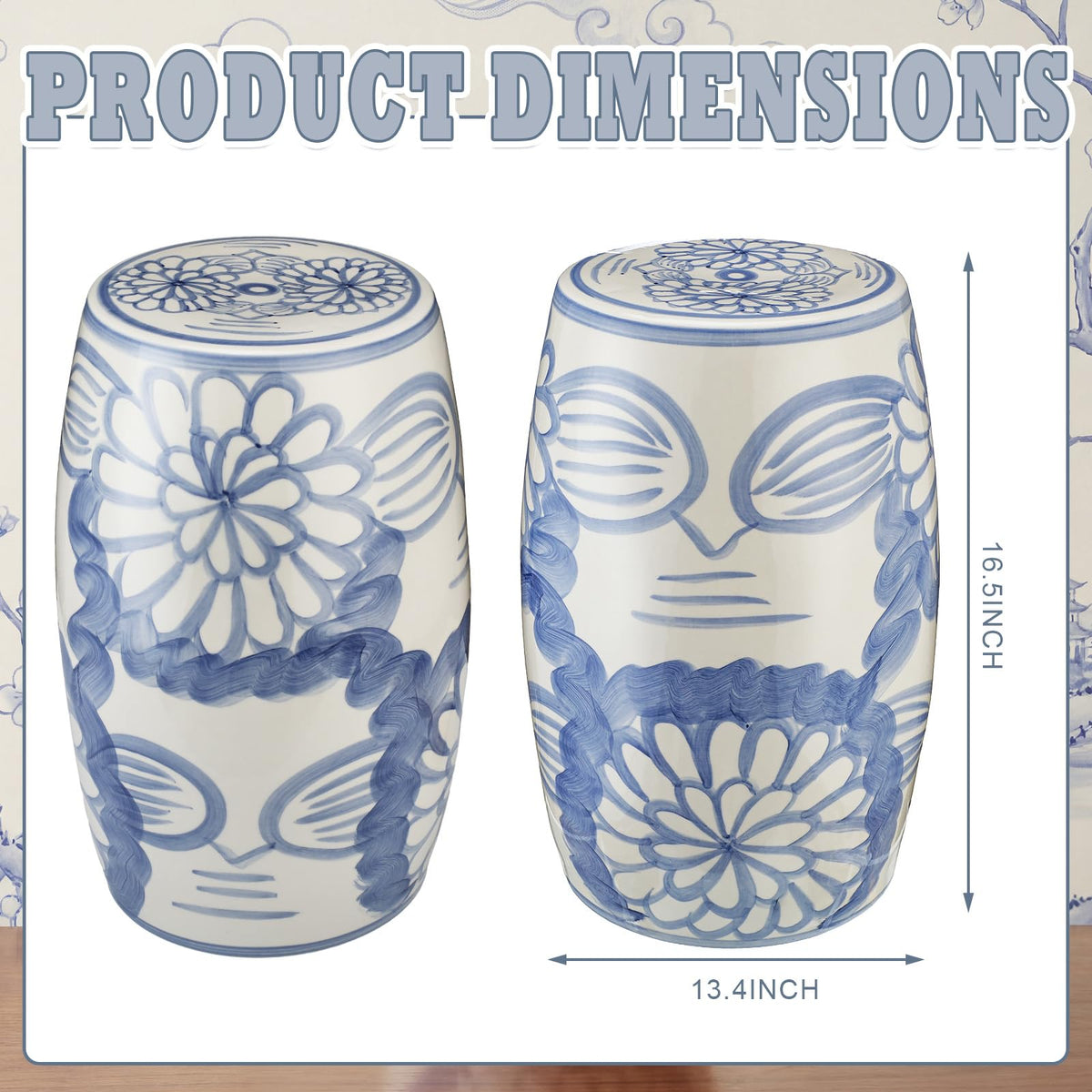 Ceramic Garden Stool Side Table O9284