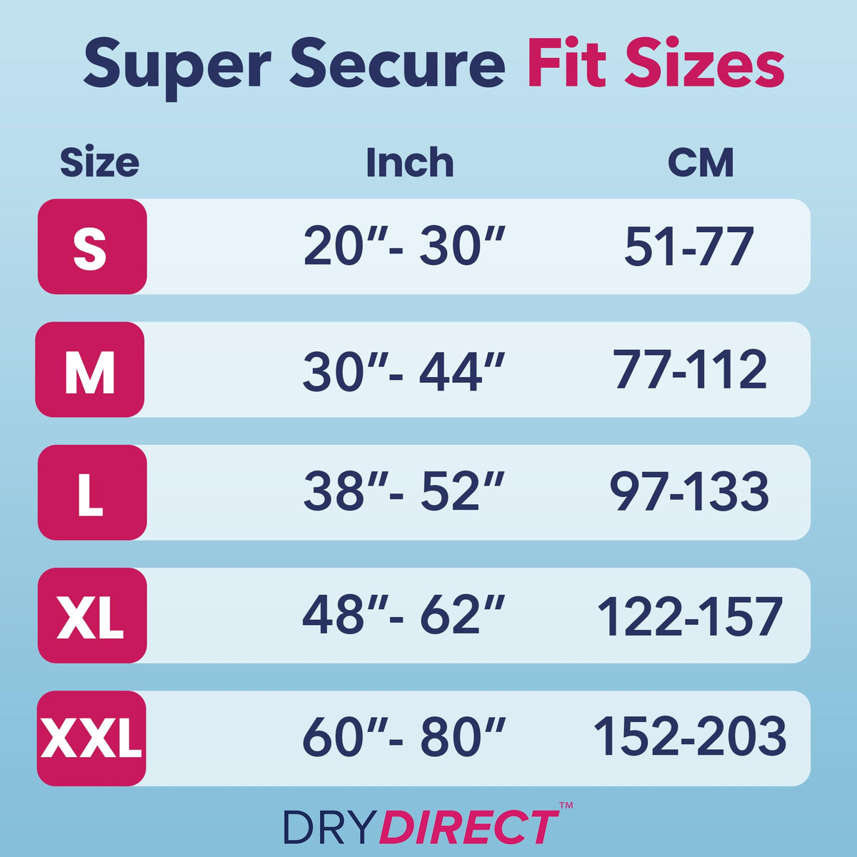XX-Large Disposable Adult Diapers, Pack of 12 W9805