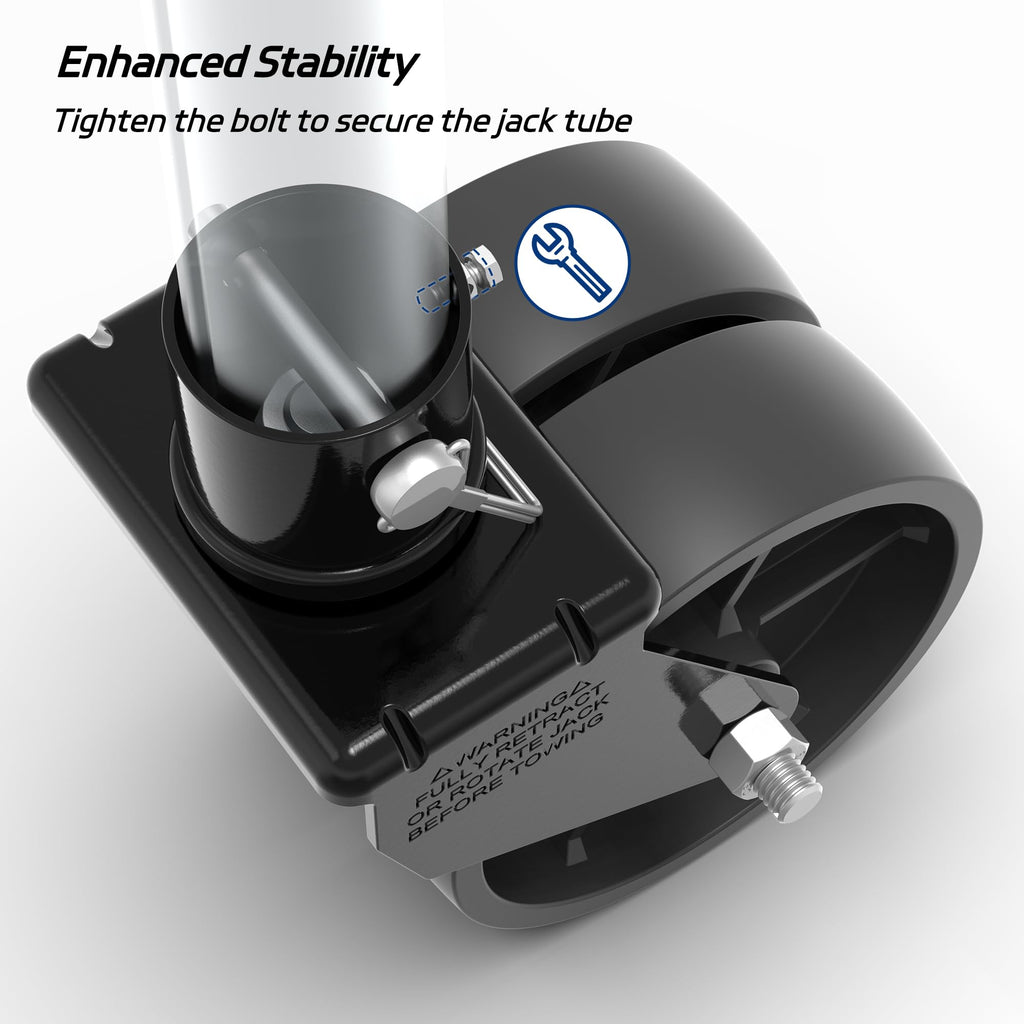Dual 6" Trailer Jack Swivel Caster Wheel G775