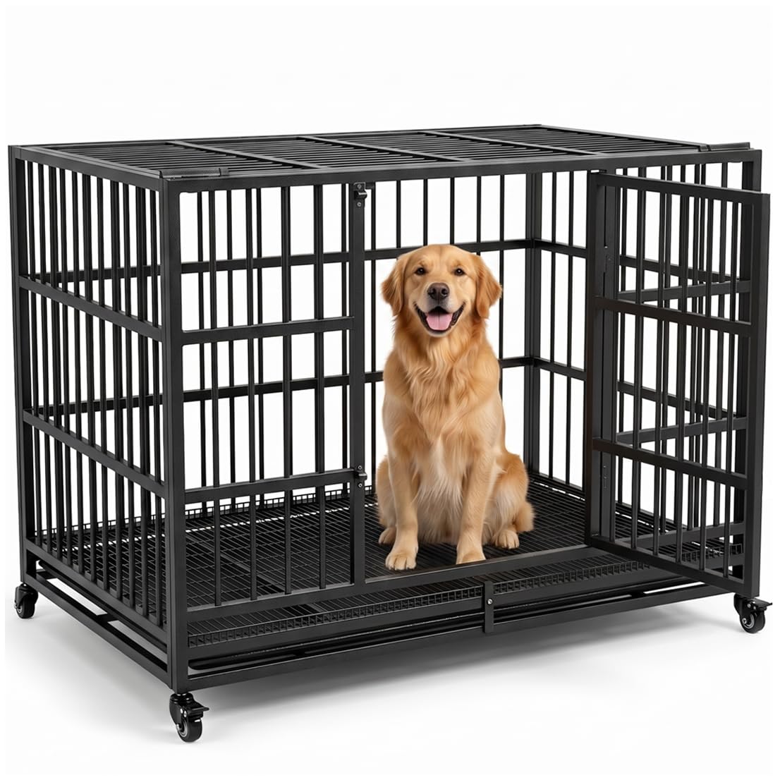 48" Heavy Duty Dog Crate V8771