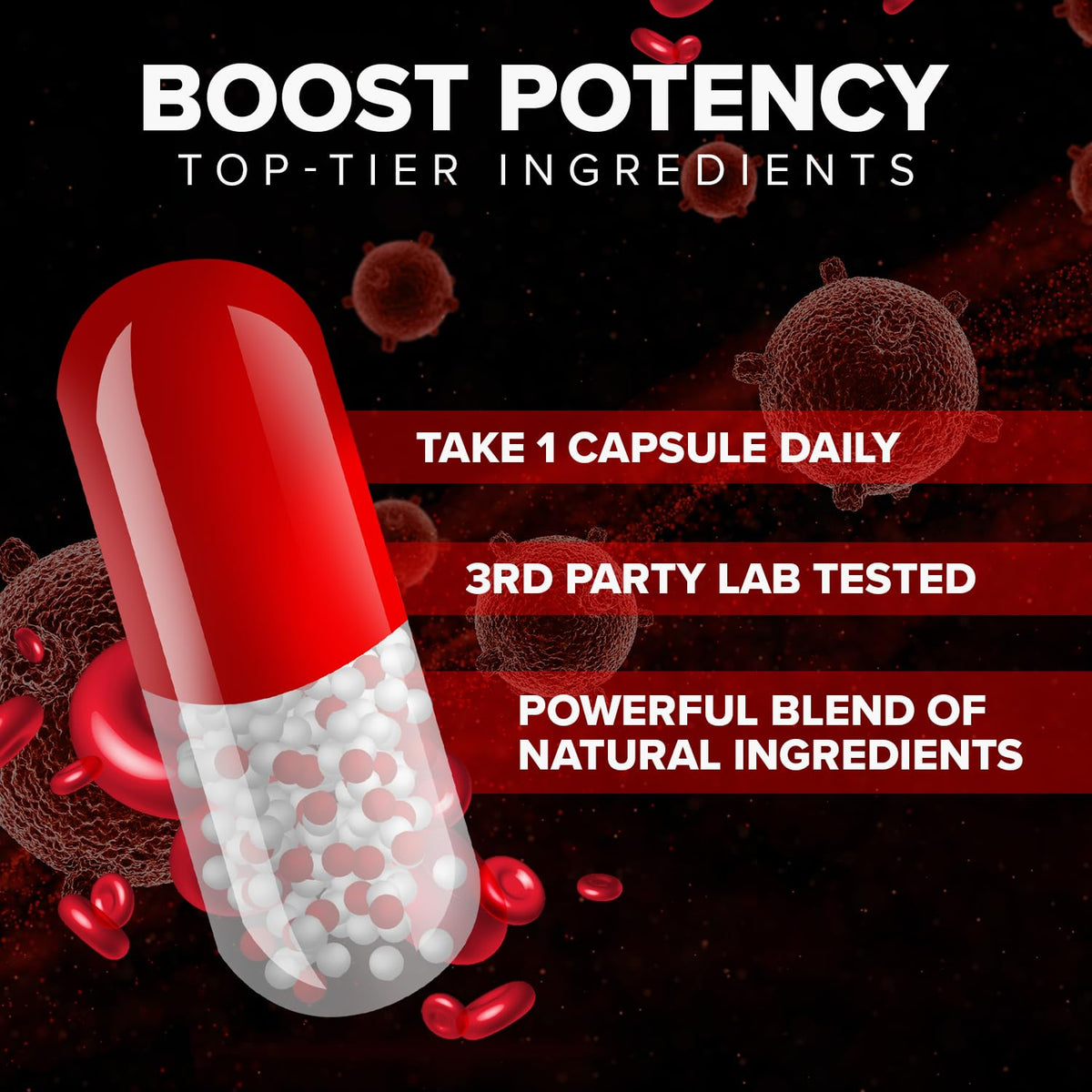 All Natural Capsules 5 Pack - 300 Capsules W779