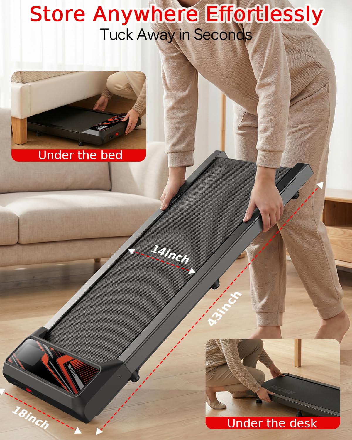 2.5HP Treadmill with Handle Bar A239327
