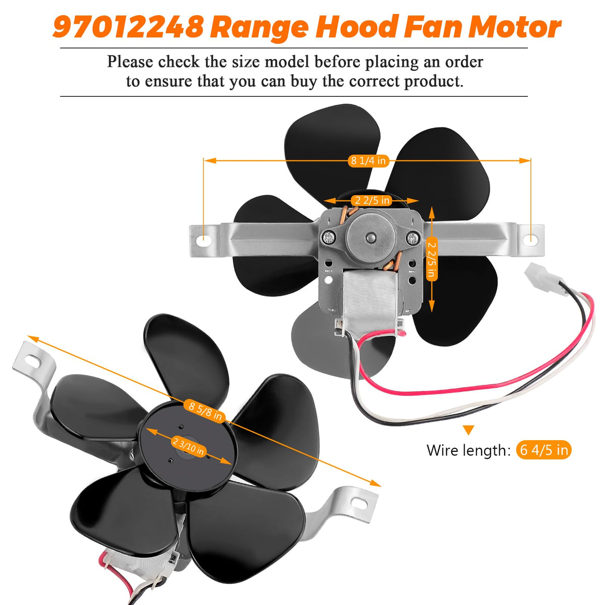 Range Hood Fan Motor Y505