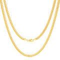 18k Yellow Gold Cuban Link Chain Necklace L704418