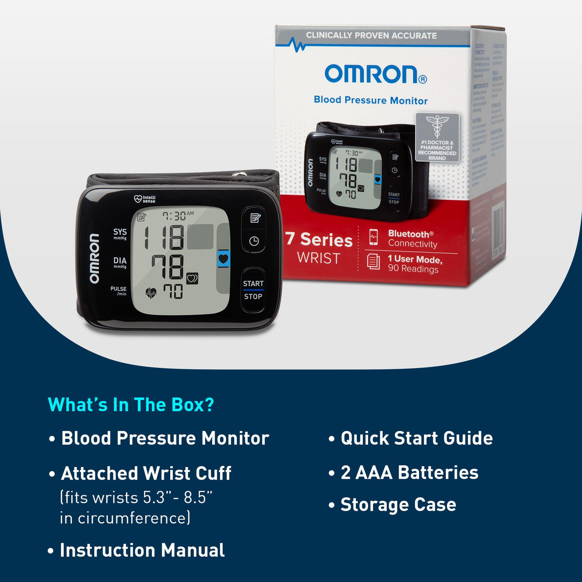 Wireless Wrist Blood Pressure Monitor F196699