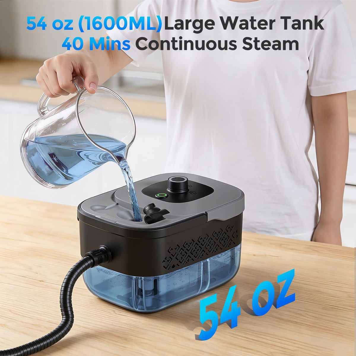 Portable 1800W Handheld Steam Cleaner H722