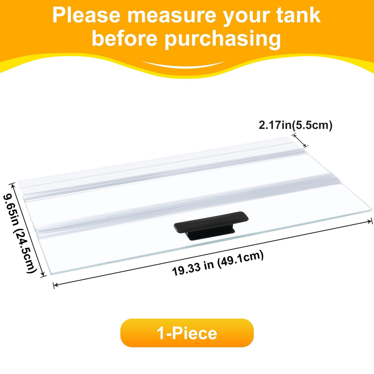 Clear Tempered Glass Canopy A52652