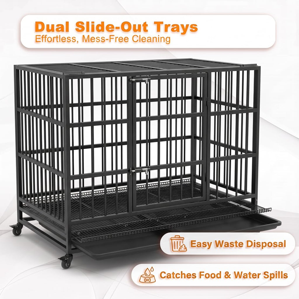 48" Heavy Duty Dog Crate V8771
