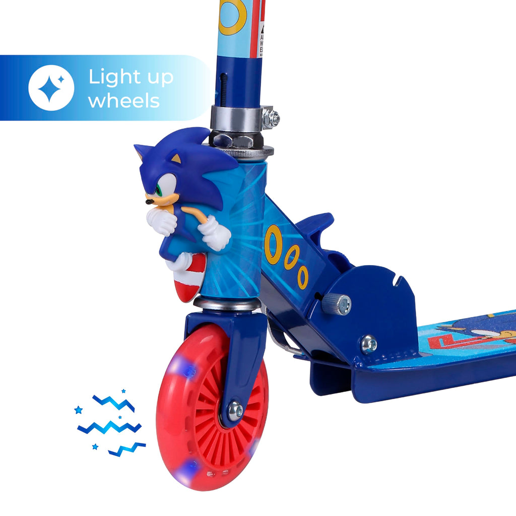2 Wheel Foldable Kids Kick Scooter with LED Wheels I694356