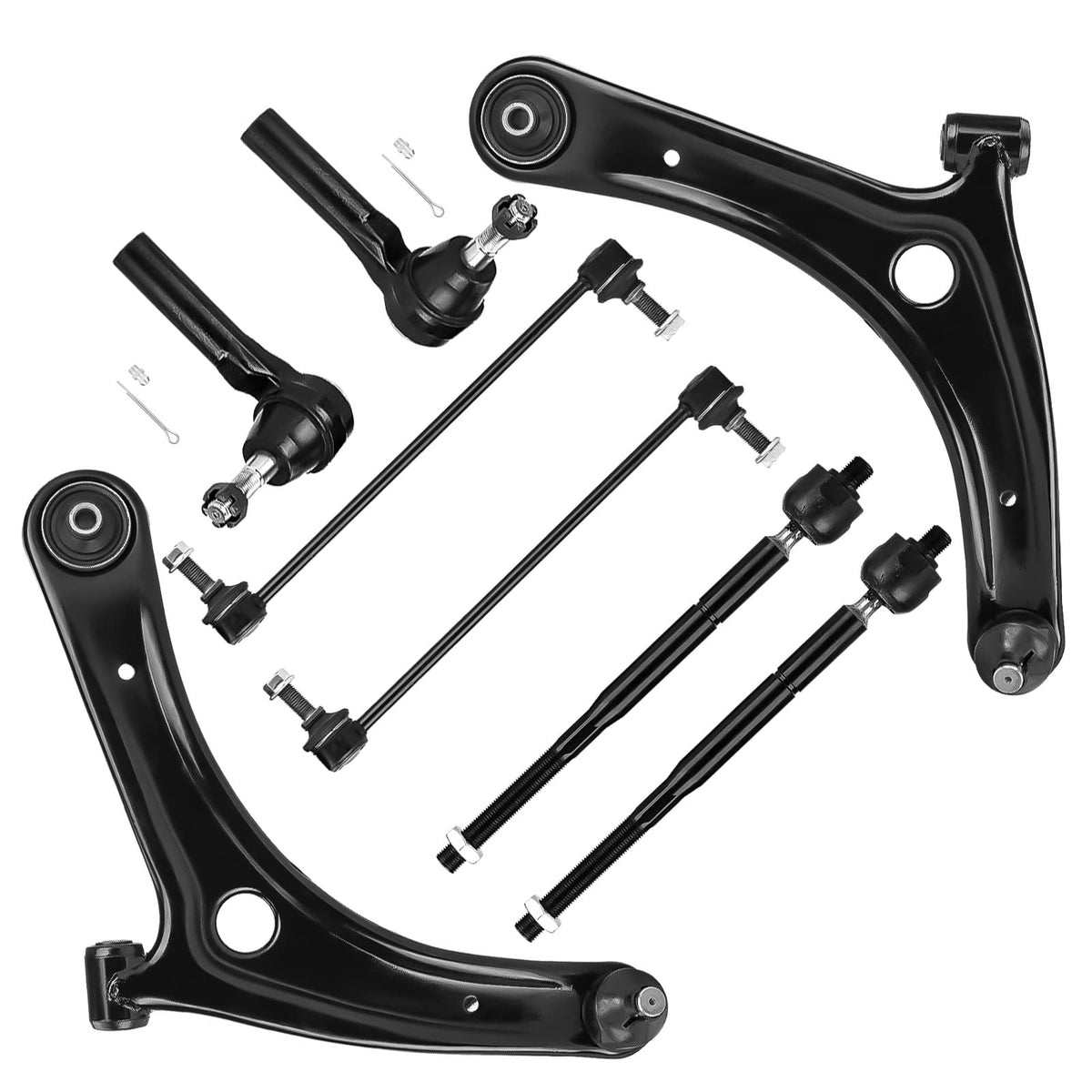 Front Lower Control Arm Suspension Kit with Ball Joint Tie Rods J392091