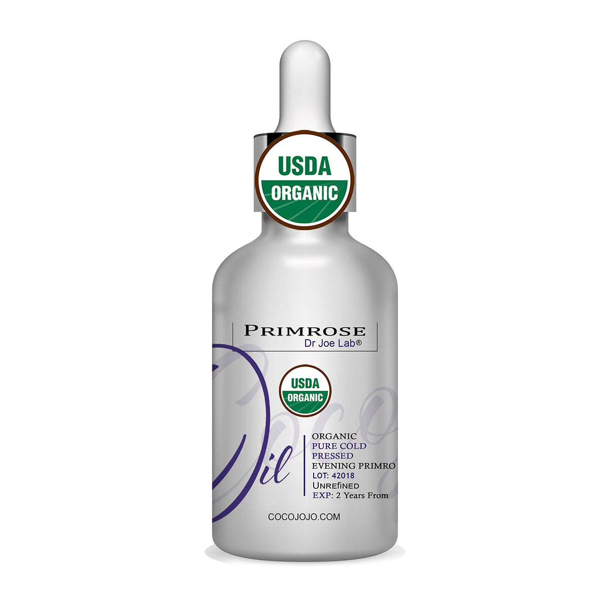 Organic Cold Pressed Evening Primrose Oil 1 oz C57797