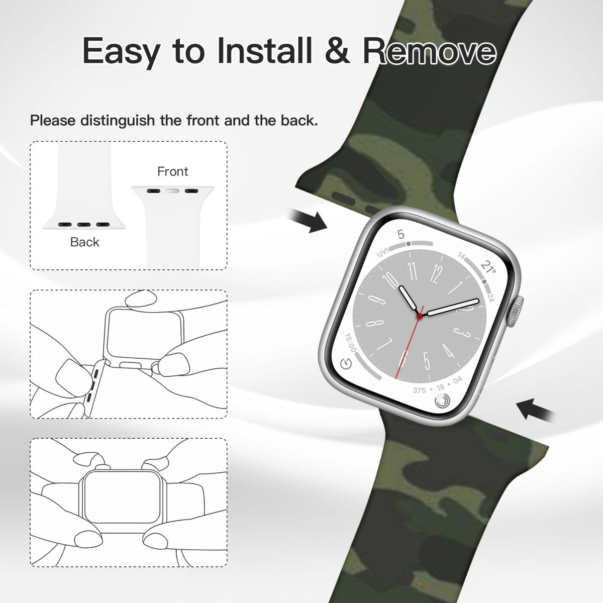 Compatible With Apple Watch Bands I570
