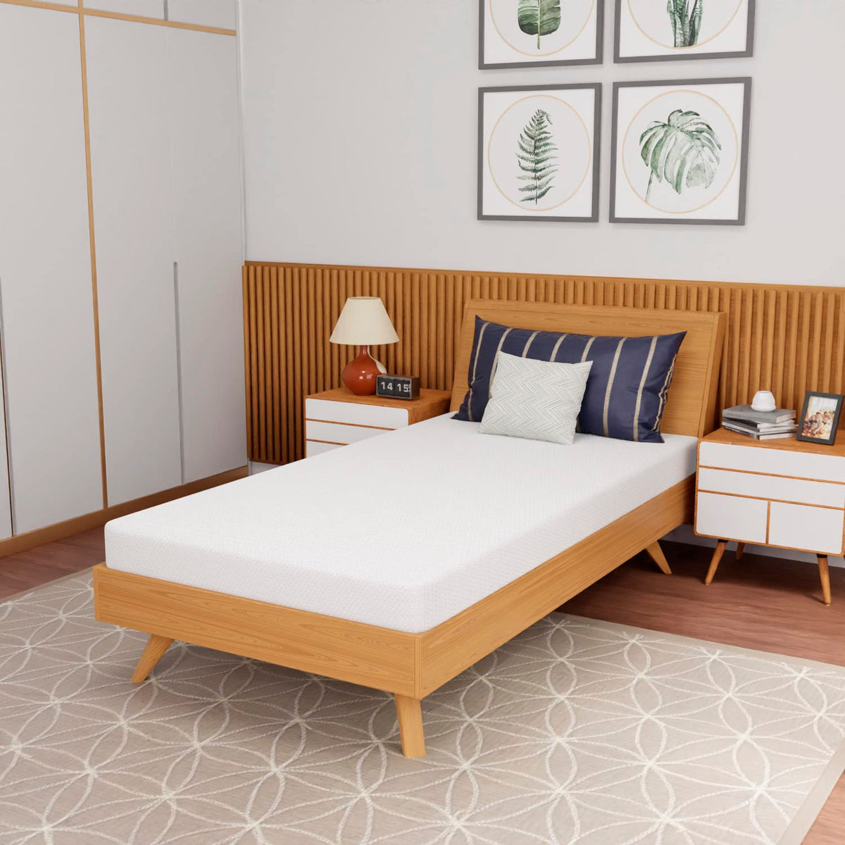 5" Twin Memory Foam Mattress N70898