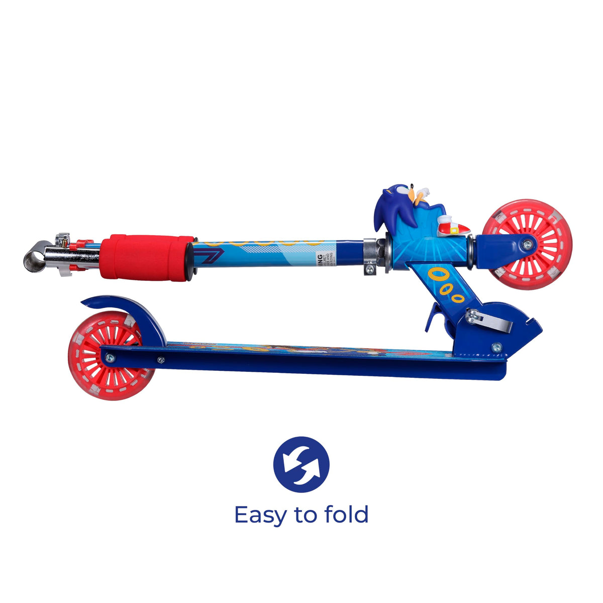 2 Wheel Foldable Kids Kick Scooter with LED Wheels I694356