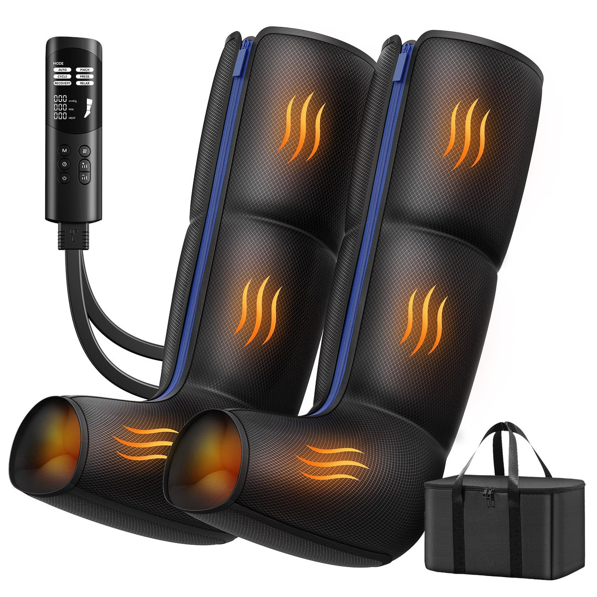 Leg Compression Massager with 3-Zone Heat F80582