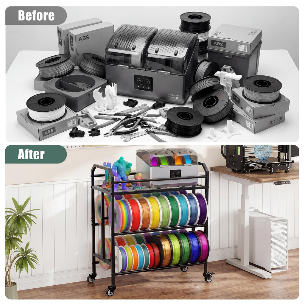 Filament Storage Rack with Wheels K5678