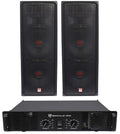 12" 2000W DJ PA Speaker Pair with Amplifier N785