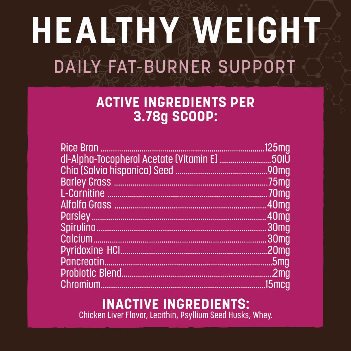 Healthy Weight Supplement 8 oz X40703
