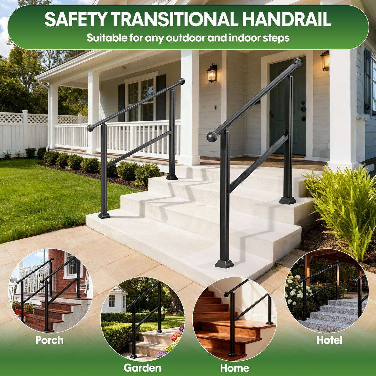 Adjustable Outdoor Stair Railing Y555