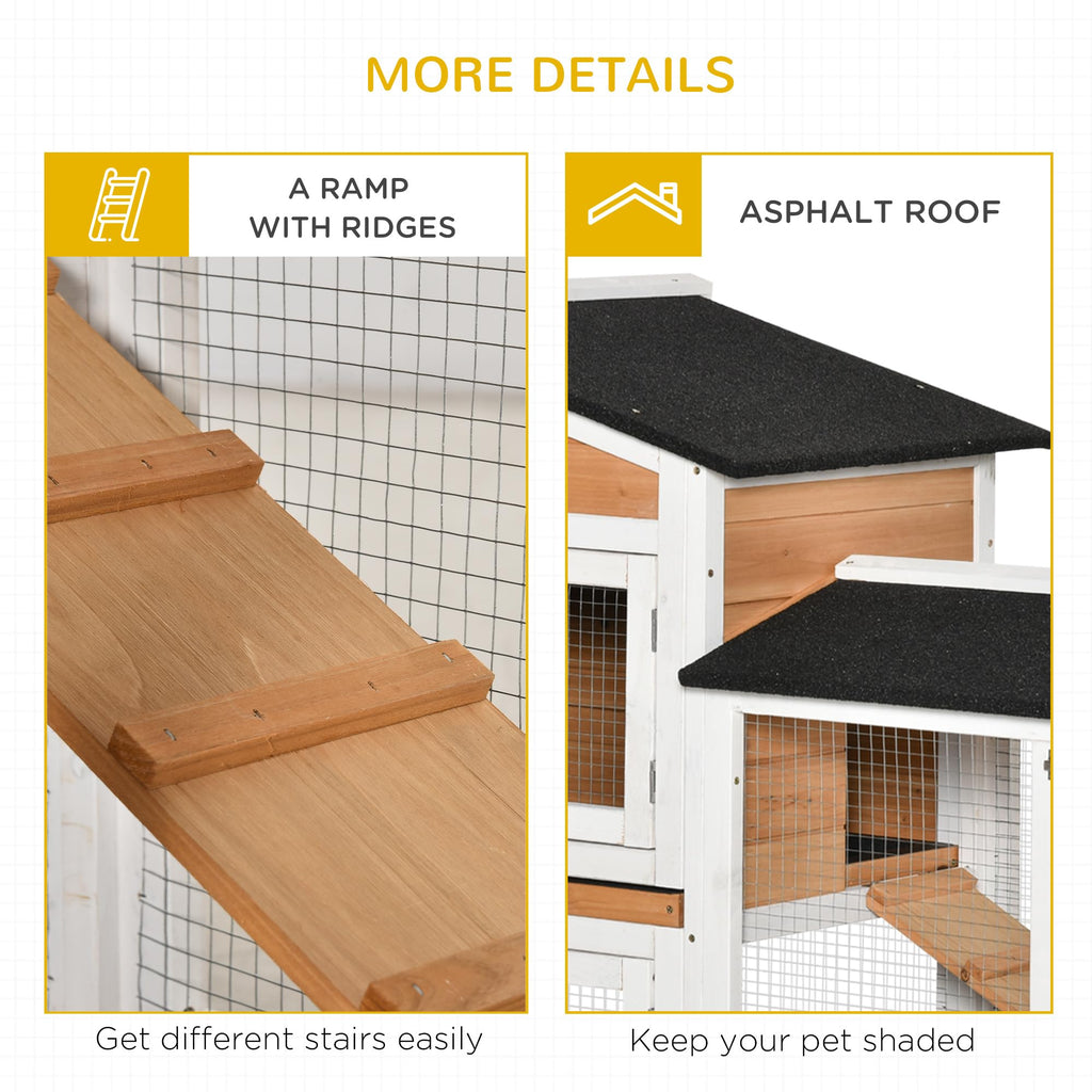 62" Rabbit Hutch with Wheels R157141