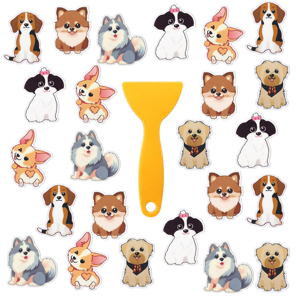 24 Pcs Dog Bathtub Non Slip Stickers S421