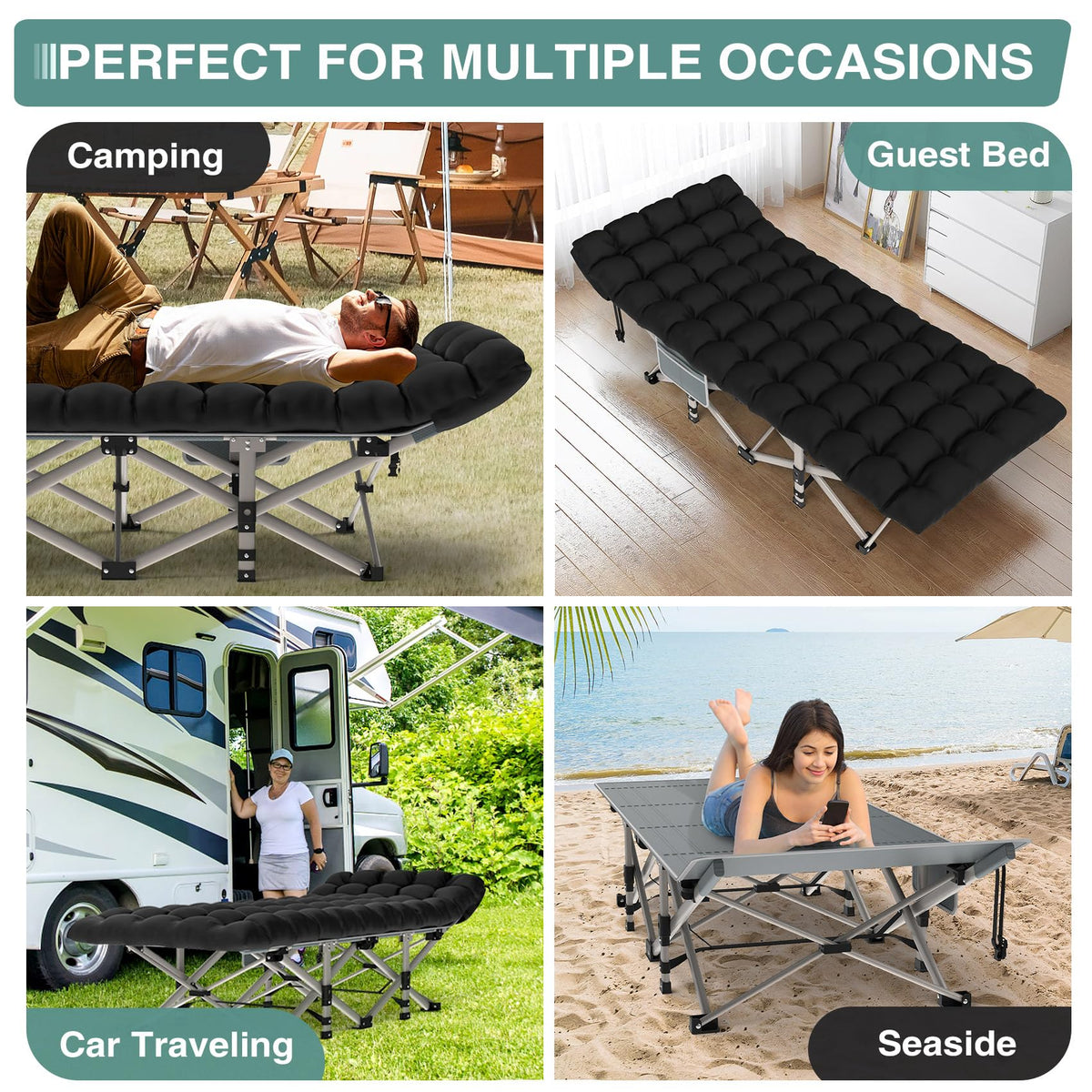 Folding Camping Cot G22849