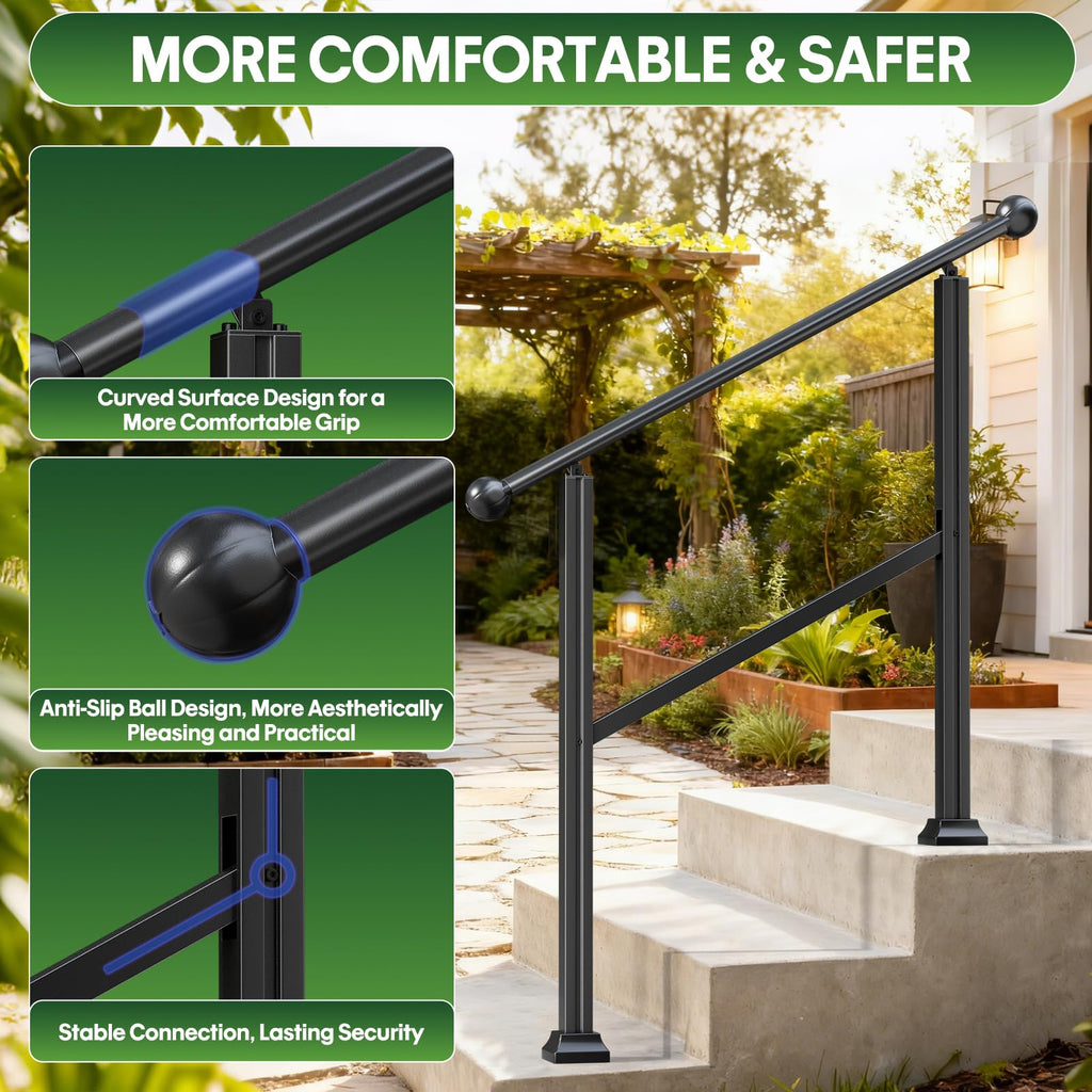 Adjustable Outdoor Stair Railing Y555