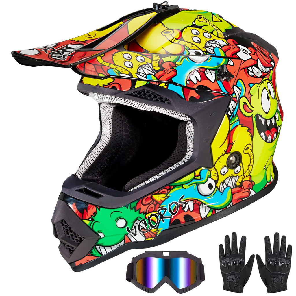 Kids DOT Approved Motocross Helmets S908