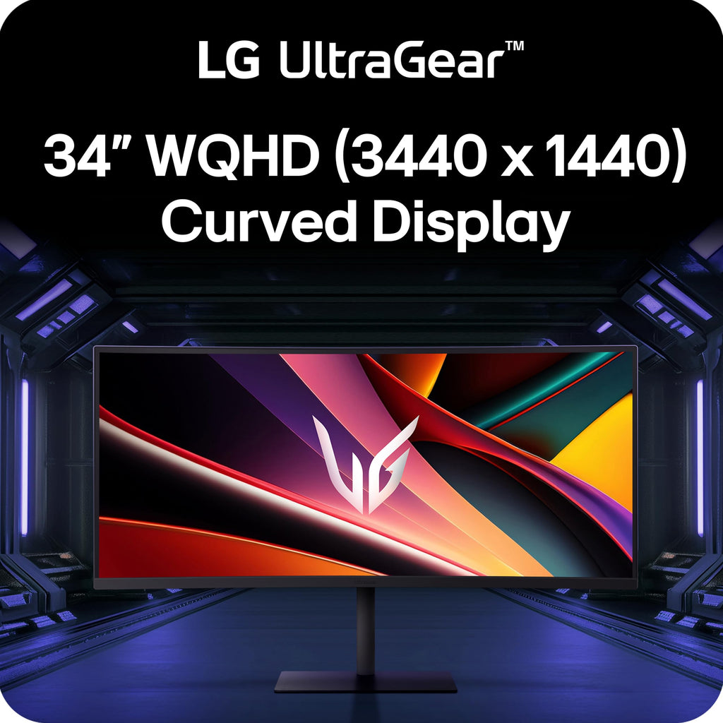 34-Inch Curved Gaming Monitor, 240Hz, 1ms, WQHD, Black W3144