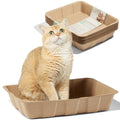 Disposable Cardboard Cat Litter Boxes 5 Pack N238