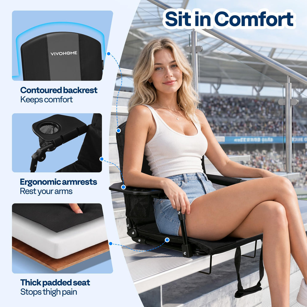 Stadium Seats with Back Support W353