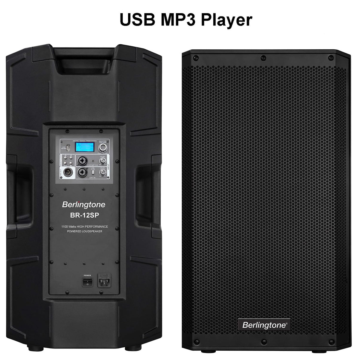 12-Inch Powered PA Speaker with Bluetooth, USB Port, XLR Inputs G925902
